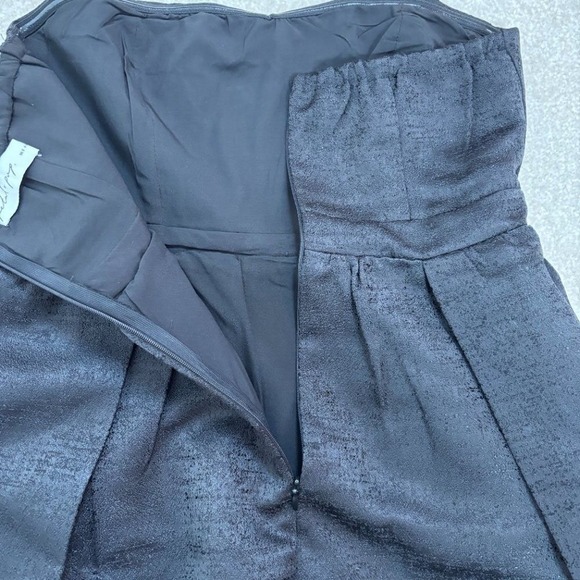 Petal & Pup Black Strapless‎ Bow Detail Fit Flare Mini Dress Womens Size S New - Picture 4 of 6
